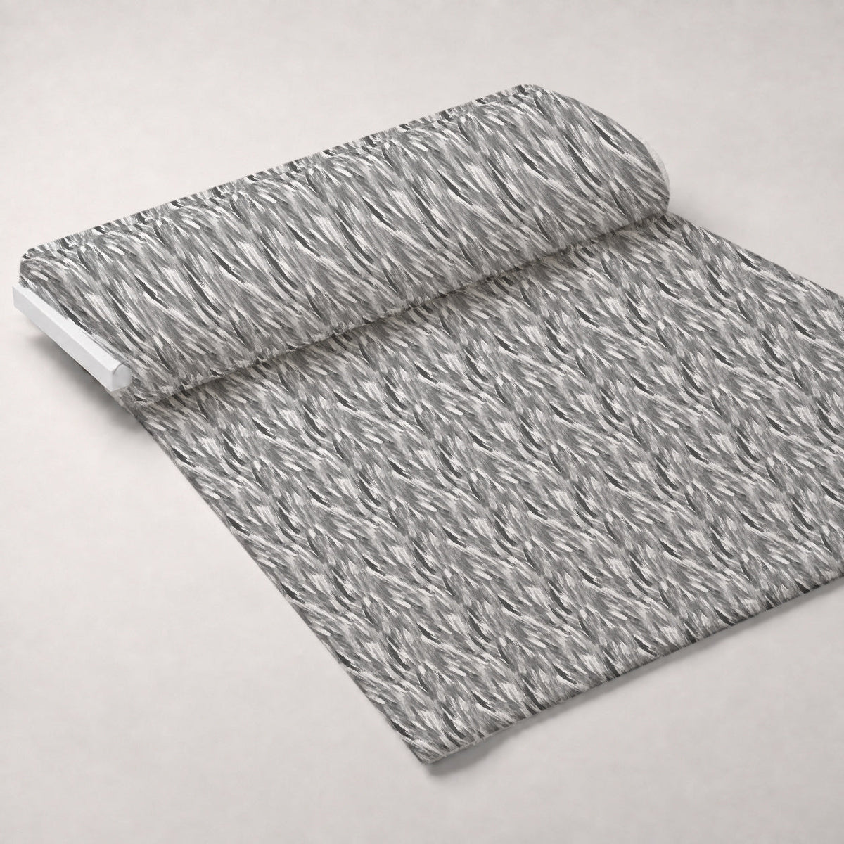 Feathered Mist Pattern 1 Fleece Fabric — fleece fabric unrolled bolt preview (mv-fleece-v1:bolt)