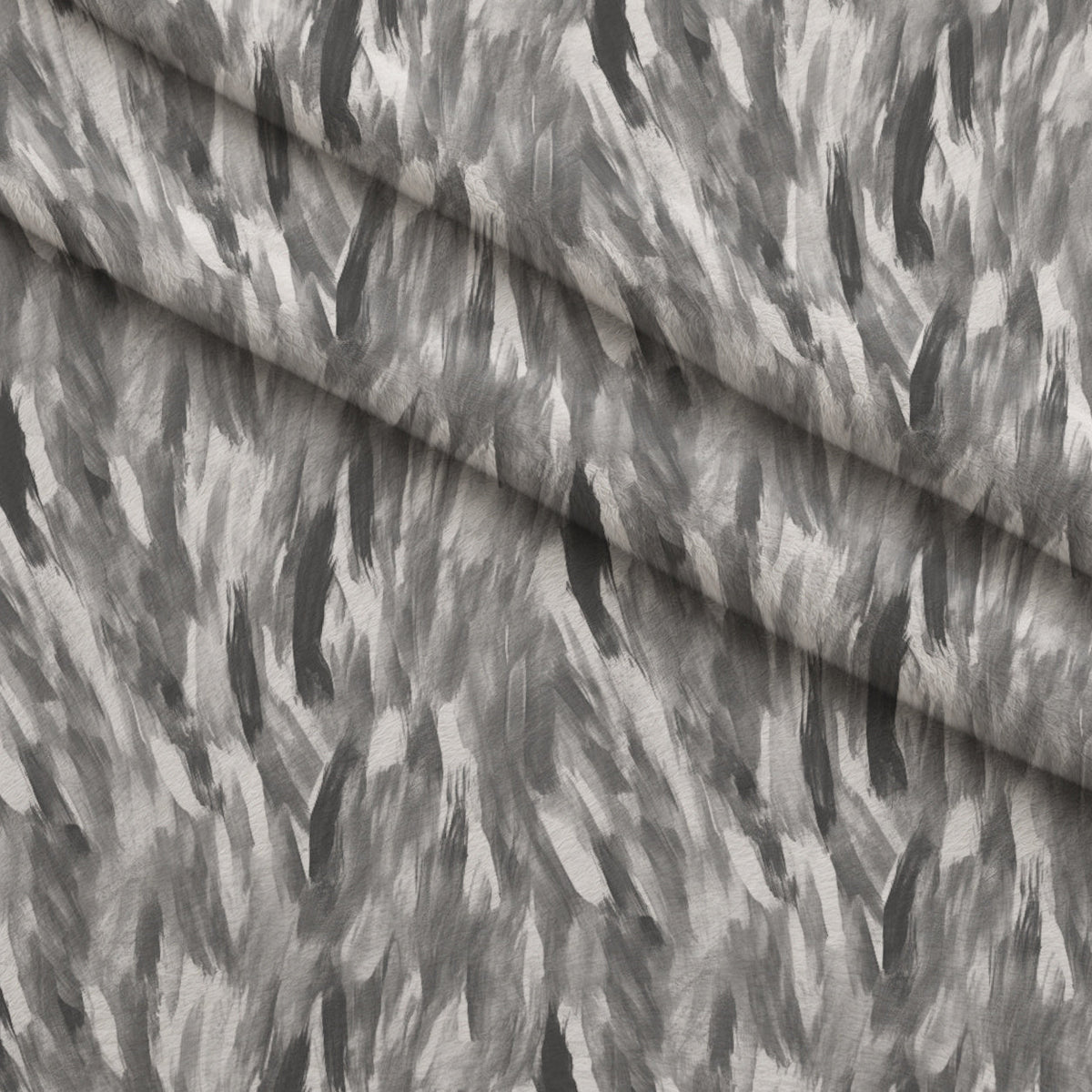 Feathered Mist Pattern 1 Fleece Fabric — fleece fabric folded close-up preview (mv-fleece-v1:lying)