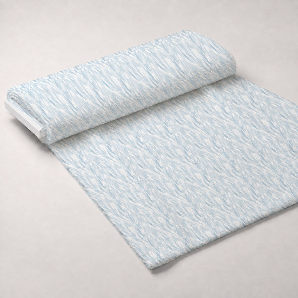 Feathered Mist Pattern 67 Fleece Fabric — fleece fabric unrolled bolt preview (mv-fleece-v1:bolt)