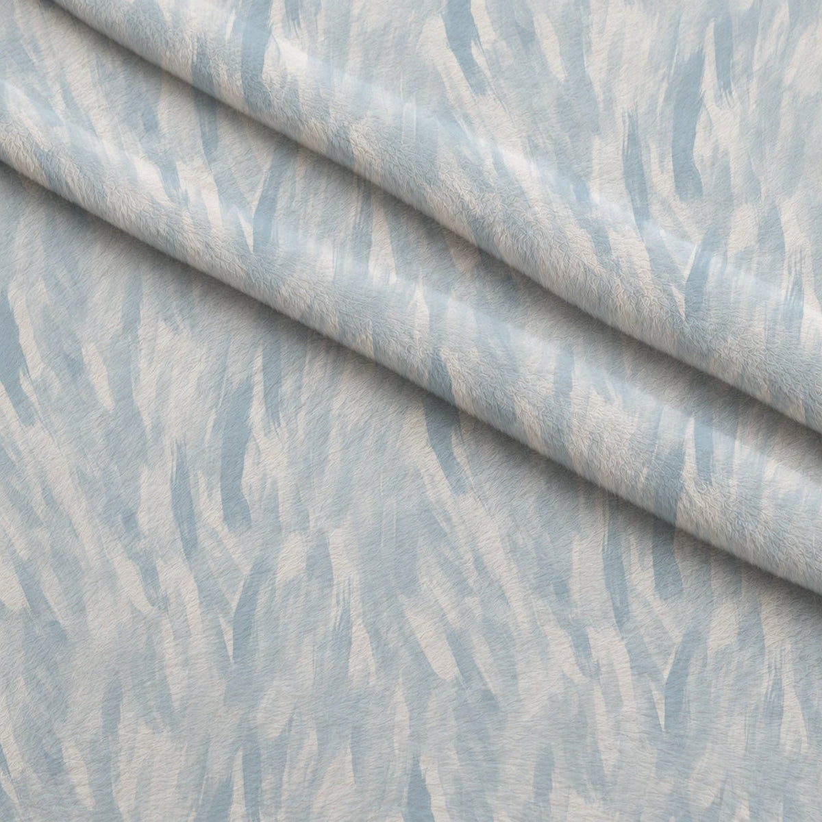 Feathered Mist Pattern 67 Fleece Fabric — fleece fabric folded close-up preview (mv-fleece-v1:lying)