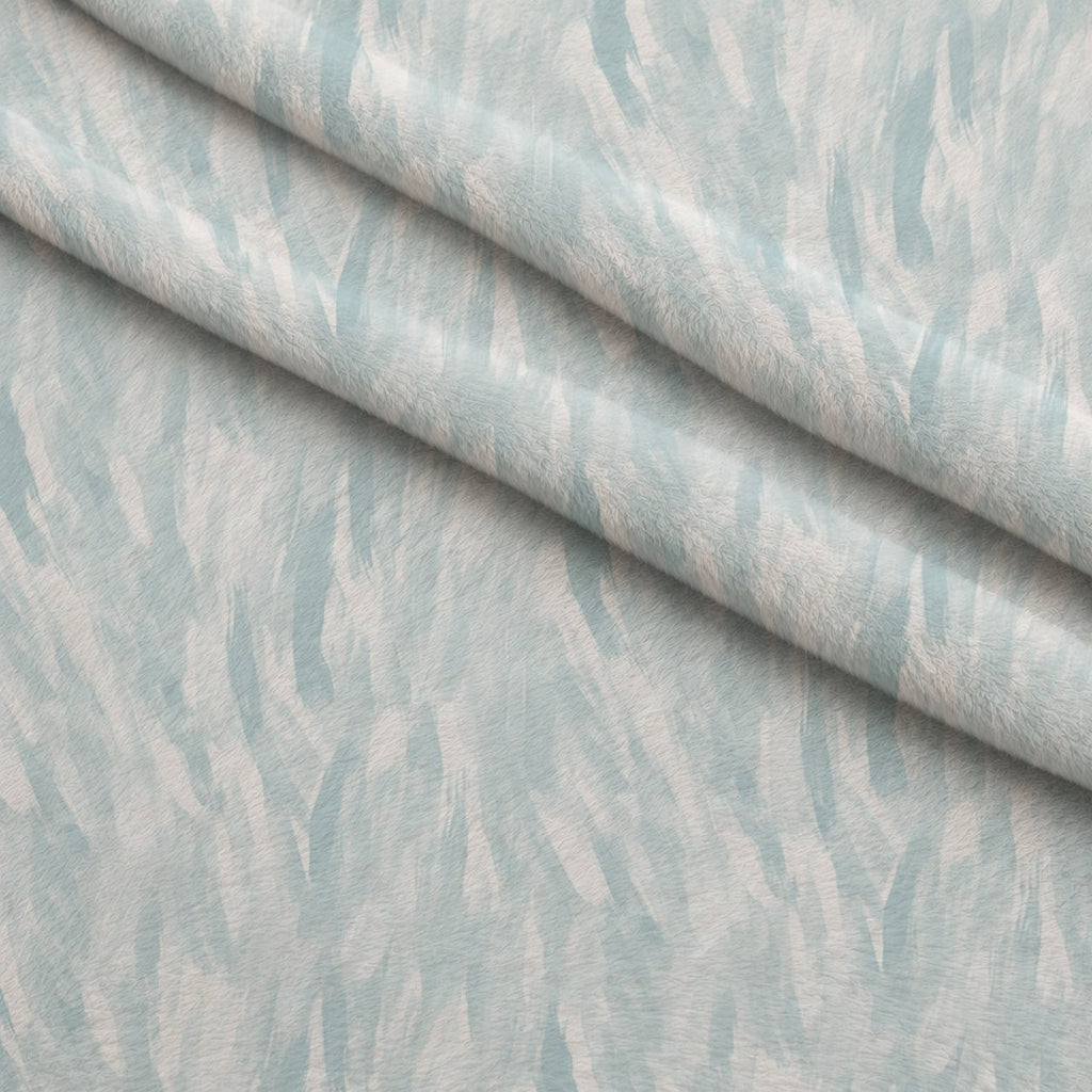 Feathered Mist Pattern 71 Fleece Fabric — fleece fabric folded close-up preview (mv-fleece-v1:lying)