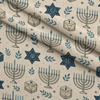 Festival of Lights Pattern 13 Fleece Fabric — fleece fabric folded close-up preview (mv-fleece-v1:lying)