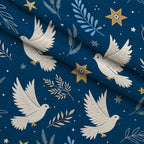 Festival of Lights Pattern 3 Fleece Fabric — fleece fabric folded close-up preview (mv-fleece-v1:lying)