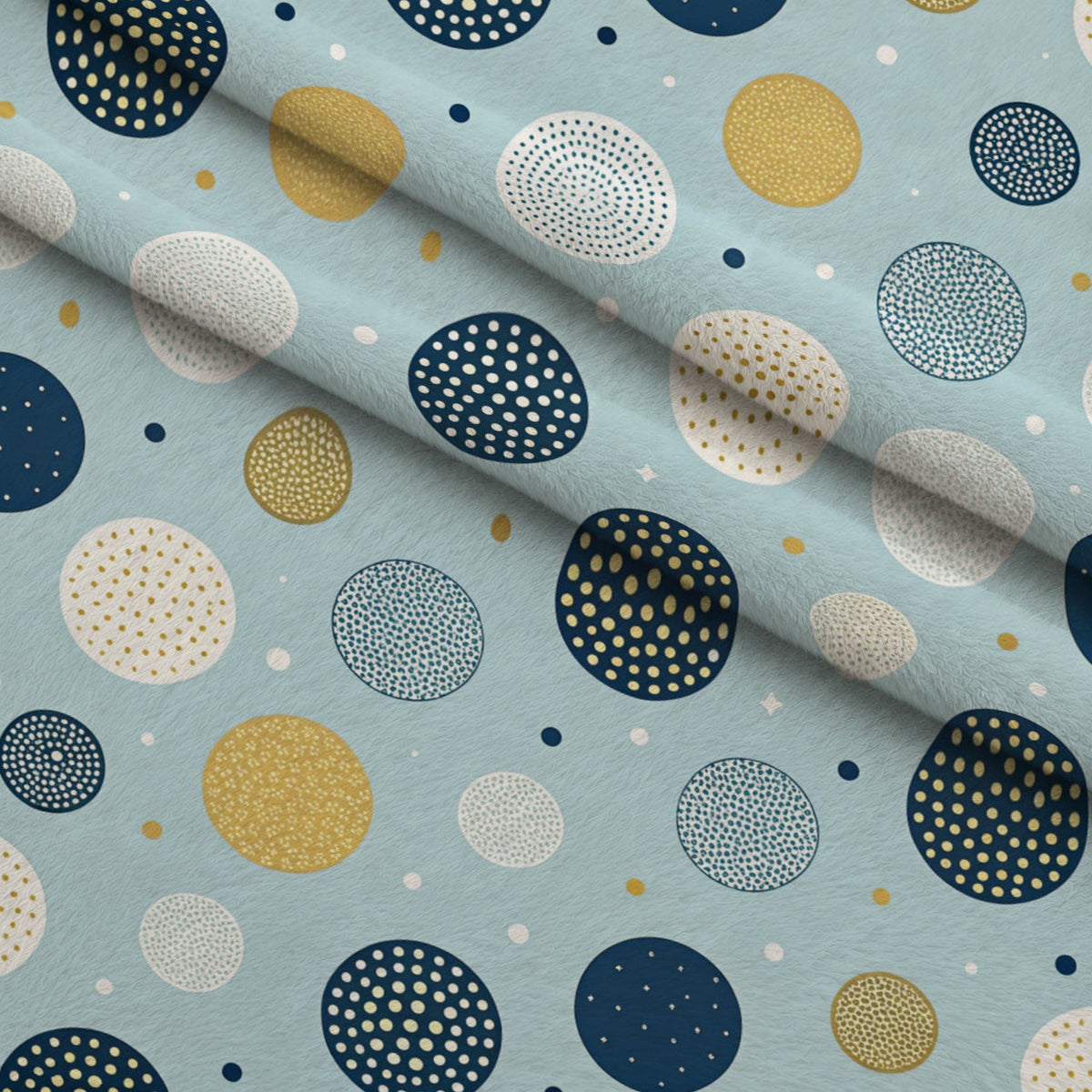 Festival of Lights Pattern 5 Fleece Fabric — fleece fabric folded close-up preview (mv-fleece-v1:lying)