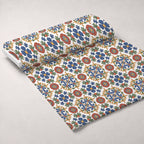Fiesta Tiles Pattern 9 Fleece Fabric — fleece fabric unrolled bolt preview (mv-fleece-v1:bolt)