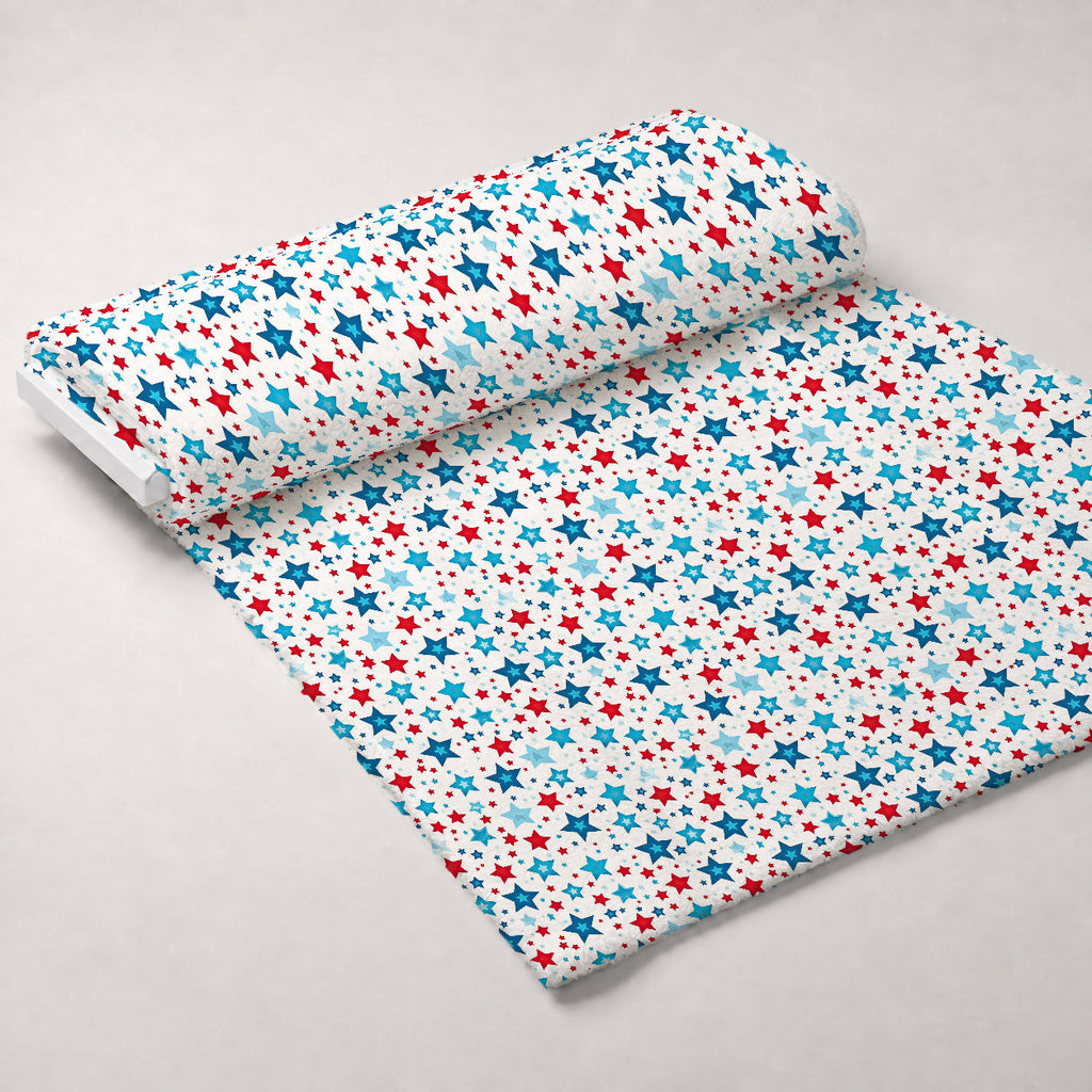 Firecracker Blooms Pattern 11 Fleece Fabric — fleece fabric unrolled bolt preview (mv-fleece-v1:bolt)