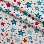 Firecracker Blooms Pattern 11 Fleece Fabric — fleece fabric folded close-up preview (mv-fleece-v1:lying)