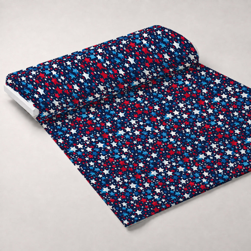 Firecracker Blooms Pattern 12 Fleece Fabric — fleece fabric unrolled bolt preview (mv-fleece-v1:bolt)