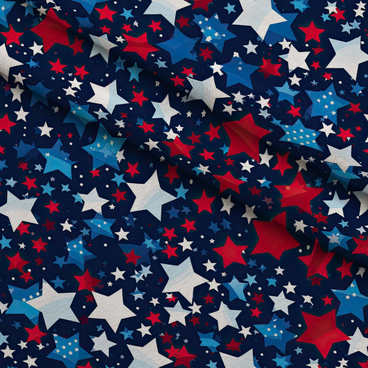 Firecracker Blooms Pattern 12 Fleece Fabric — fleece fabric folded close-up preview (mv-fleece-v1:lying)