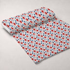 Firecracker Blooms Pattern 13 Fleece Fabric — fleece fabric unrolled bolt preview (mv-fleece-v1:bolt)