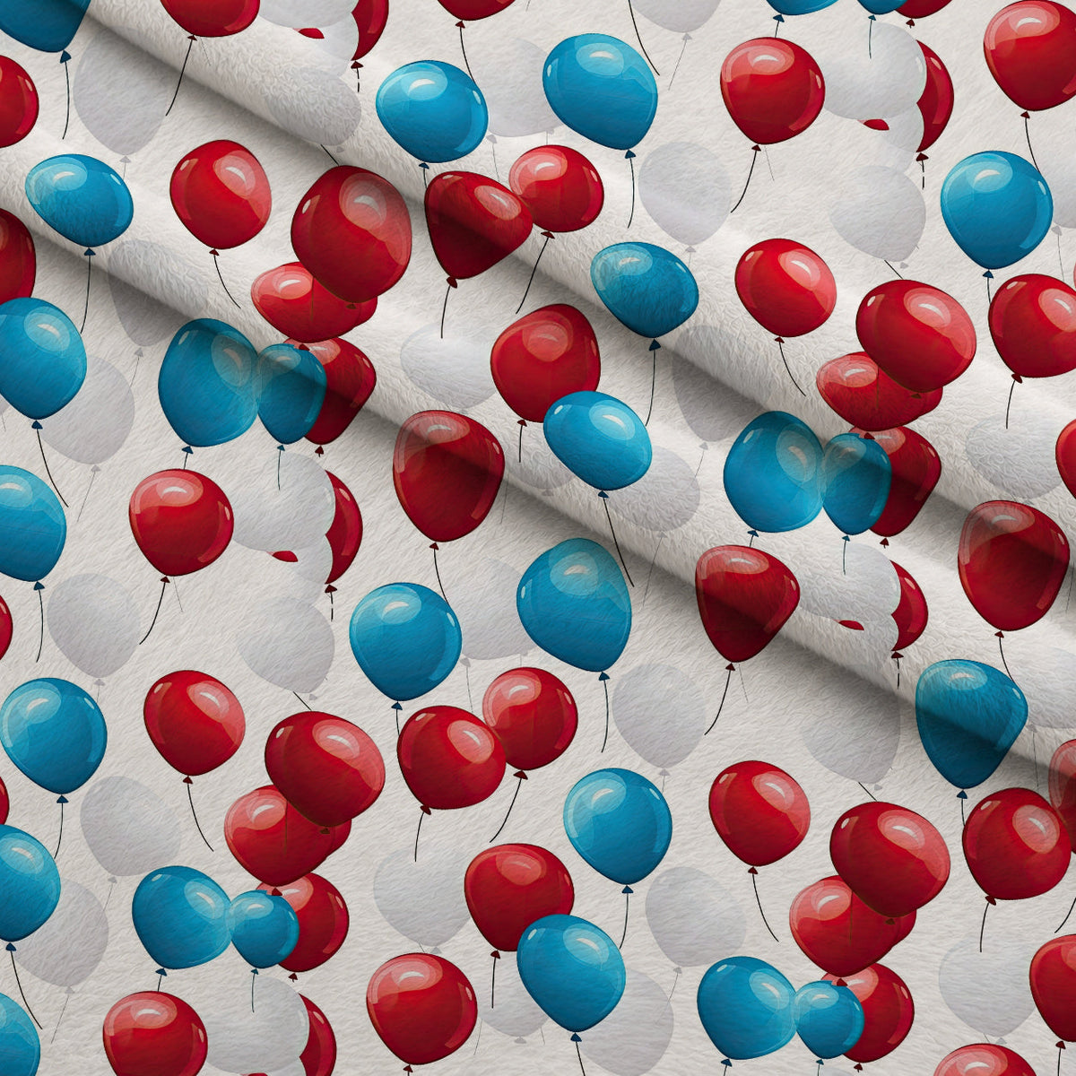 Firecracker Blooms Pattern 14 Fleece Fabric — fleece fabric folded close-up preview (mv-fleece-v1:lying)