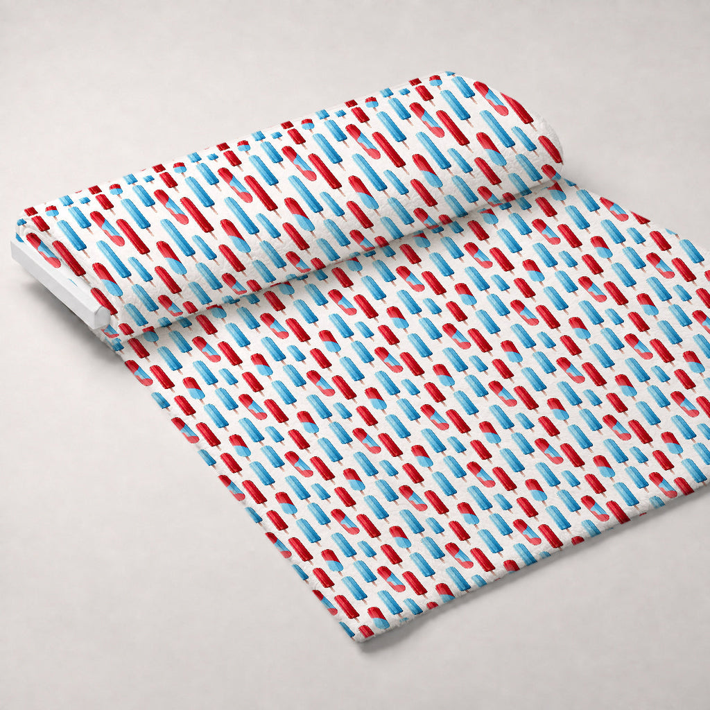 Firecracker Blooms Pattern 15 Fleece Fabric — fleece fabric unrolled bolt preview (mv-fleece-v1:bolt)