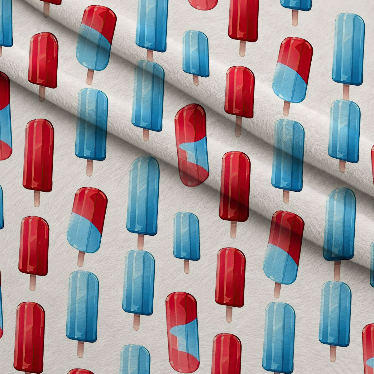 Firecracker Blooms Pattern 15 Fleece Fabric — fleece fabric folded close-up preview (mv-fleece-v1:lying)