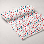Firecracker Blooms Pattern 16 Fleece Fabric — fleece fabric unrolled bolt preview (mv-fleece-v1:bolt)