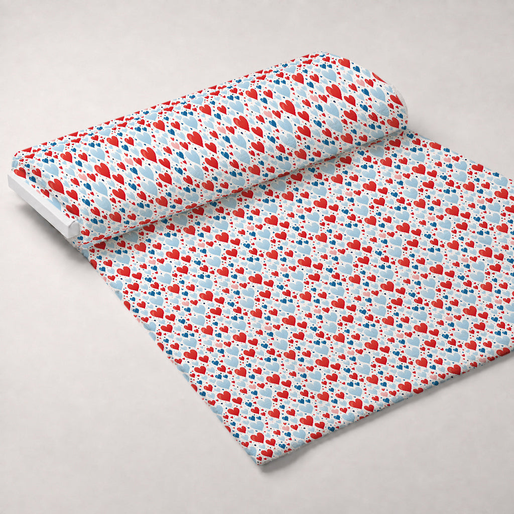 Firecracker Blooms Pattern 17 Fleece Fabric — fleece fabric unrolled bolt preview (mv-fleece-v1:bolt)