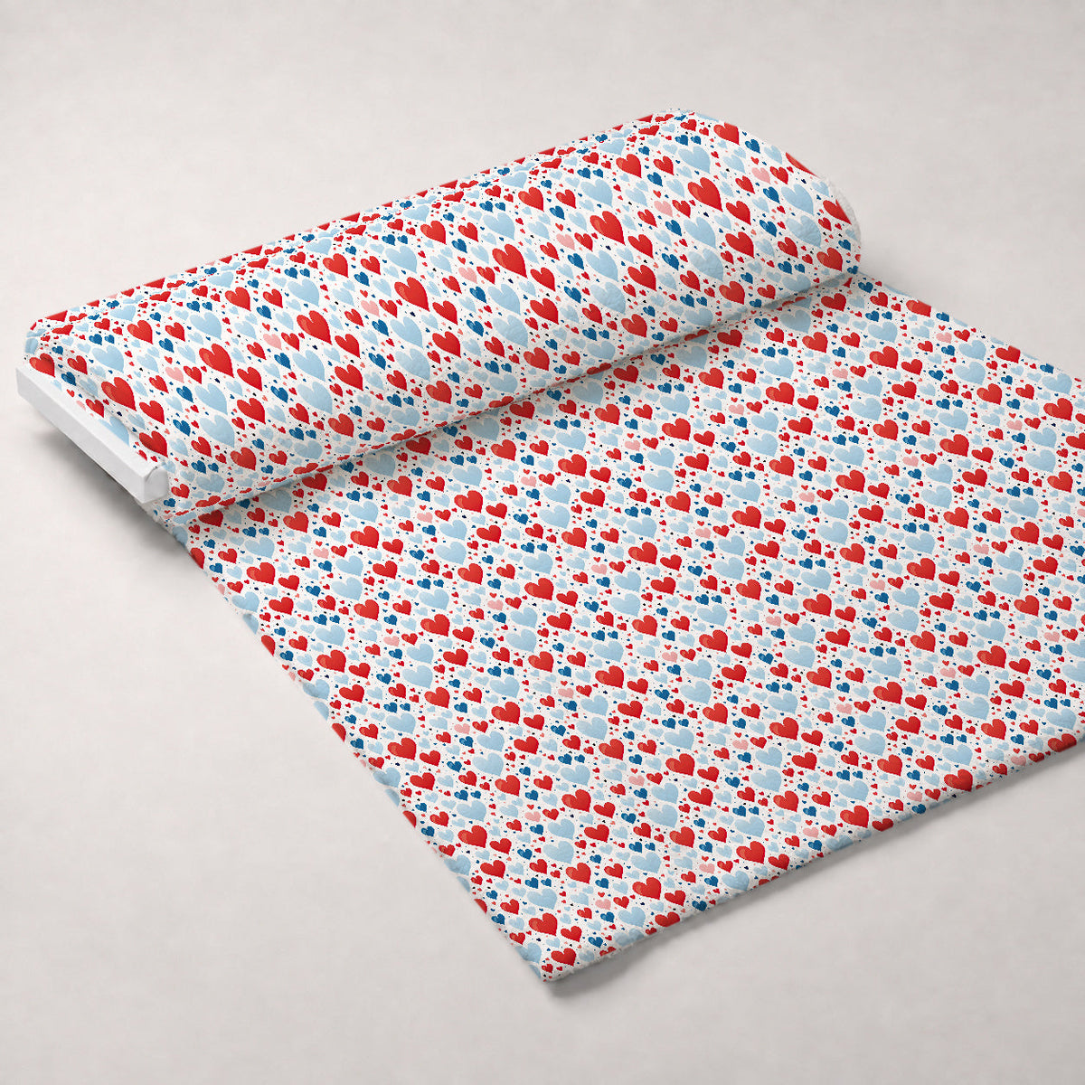 Firecracker Blooms Pattern 17 Fleece Fabric — fleece fabric unrolled bolt preview (mv-fleece-v1:bolt)
