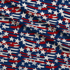 Firecracker Blooms Pattern 9 Fleece Fabric — fleece fabric folded close-up preview (mv-fleece-v1:lying)