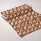Flower Power Pattern 18 Fleece Fabric — fleece fabric unrolled bolt preview (mv-fleece-v1:bolt)