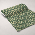 Folklore Blooms Pattern 3 Fleece Fabric — fleece fabric unrolled bolt preview (mv-fleece-v1:bolt)