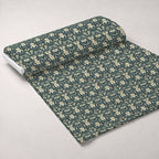 Folklore Blooms Pattern 8 Fleece Fabric — fleece fabric unrolled bolt preview (mv-fleece-v1:bolt)