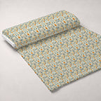 Folklore Blooms Pattern 9 Fleece Fabric — fleece fabric unrolled bolt preview (mv-fleece-v1:bolt)