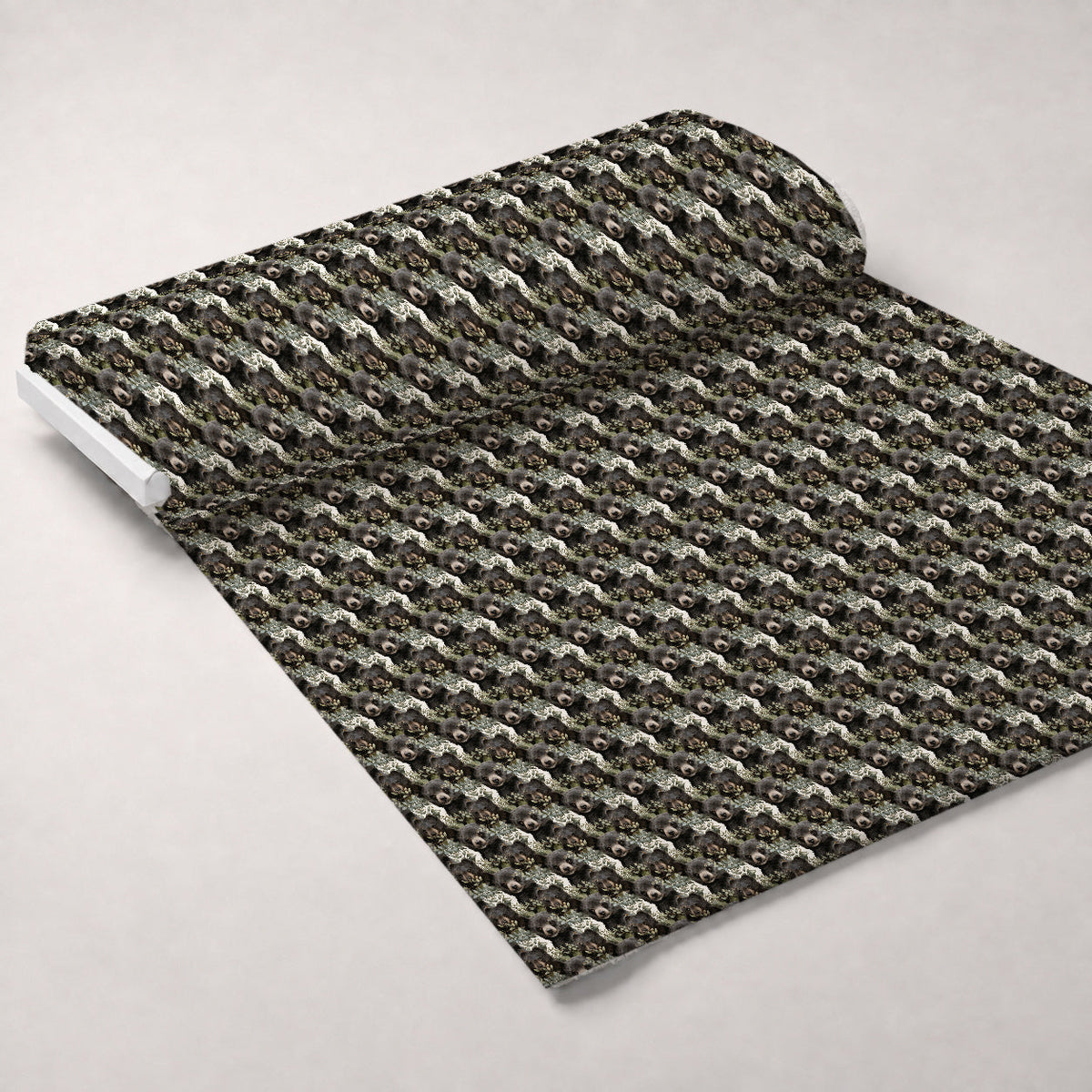 Forest Friends Pattern 11 Fleece Fabric — fleece fabric unrolled bolt preview (mv-fleece-v1:bolt)