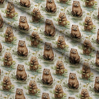 Forest Friends Pattern 12 Fleece Fabric — fleece fabric folded close-up preview (mv-fleece-v1:lying)