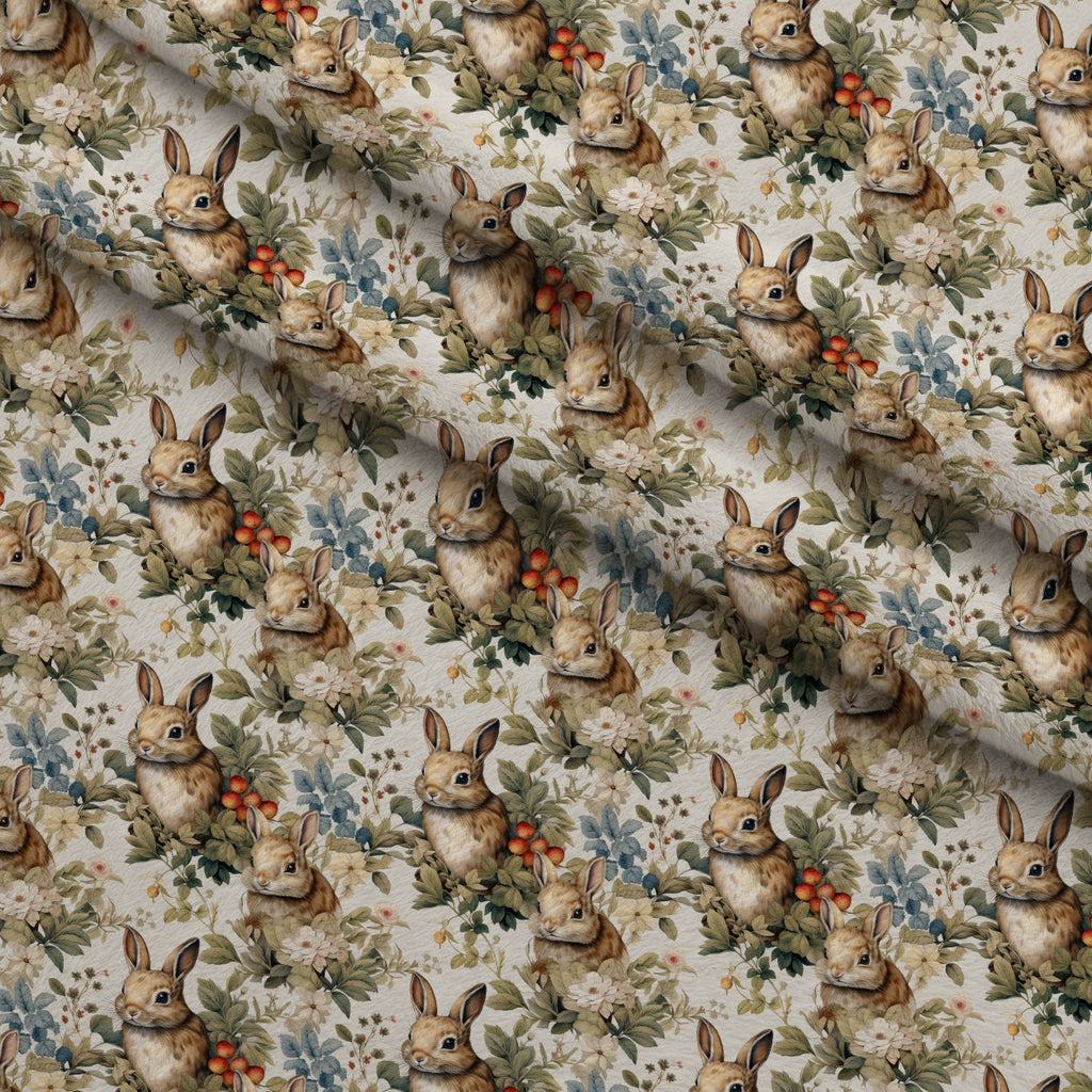 Forest Friends Pattern 4 Fleece Fabric — fleece fabric folded close-up preview (mv-fleece-v1:lying)