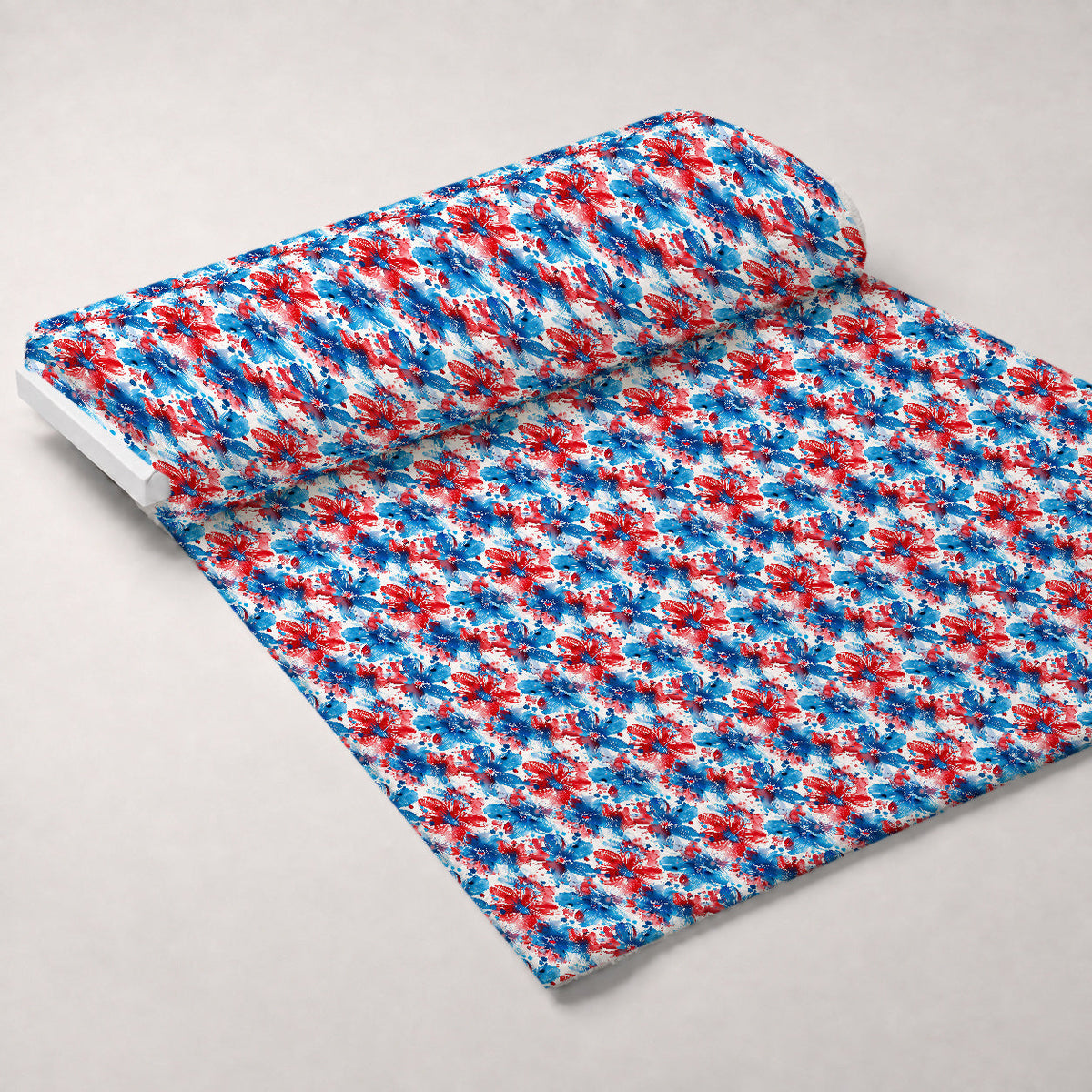 Freedom Petals Pattern 11 Fleece Fabric — fleece fabric unrolled bolt preview (mv-fleece-v1:bolt)