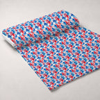 Freedom Petals Pattern 12 Fleece Fabric — fleece fabric unrolled bolt preview (mv-fleece-v1:bolt)