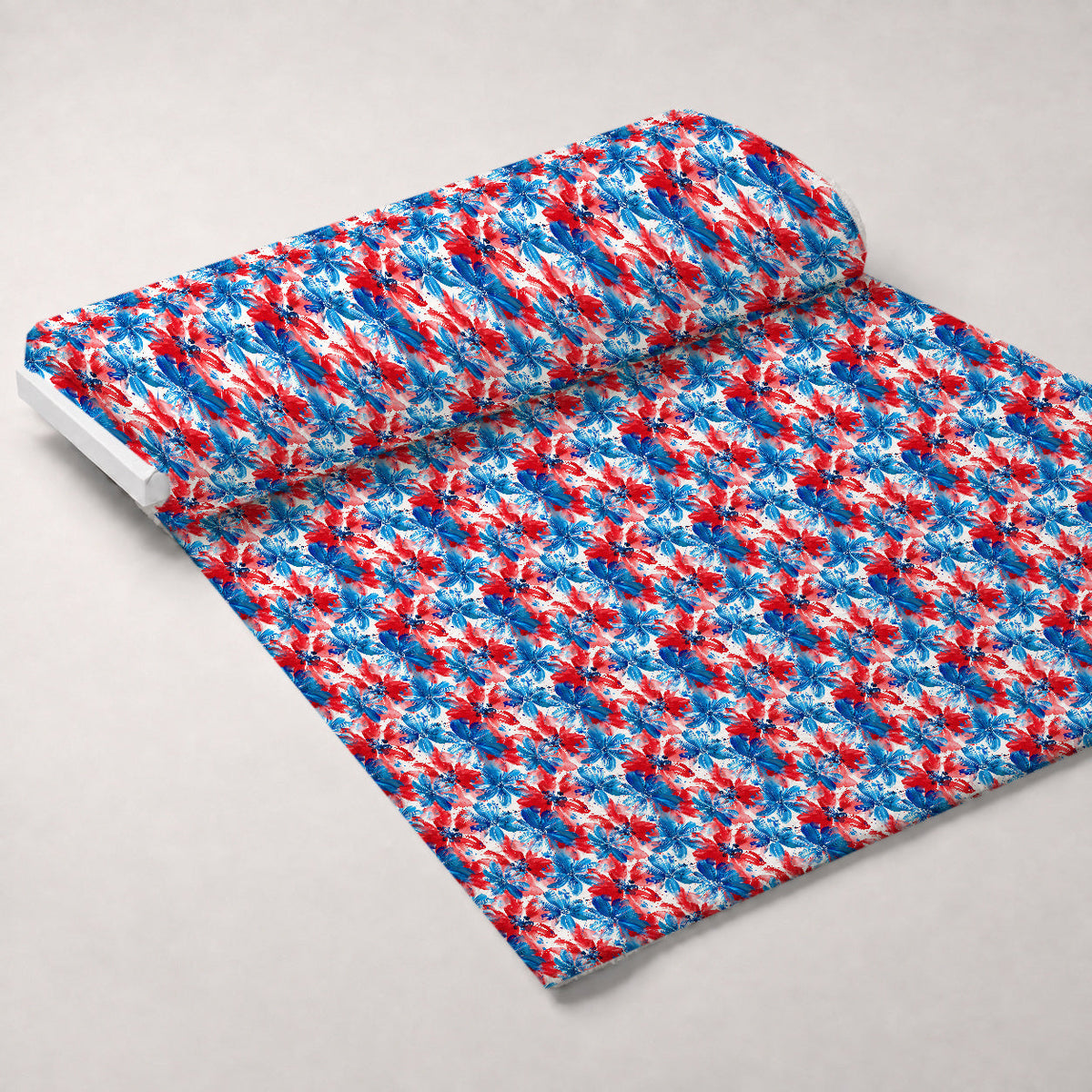 Freedom Petals Pattern 13 Fleece Fabric — fleece fabric unrolled bolt preview (mv-fleece-v1:bolt)
