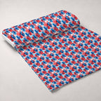 Freedom Petals Pattern 15 Fleece Fabric — fleece fabric unrolled bolt preview (mv-fleece-v1:bolt)