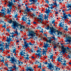 Freedom Petals Pattern 17 Fleece Fabric — fleece fabric folded close-up preview (mv-fleece-v1:lying)