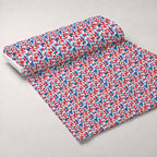 Freedom Petals Pattern 20 Fleece Fabric — fleece fabric unrolled bolt preview (mv-fleece-v1:bolt)