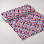 Freedom Petals Pattern 21 Fleece Fabric — fleece fabric unrolled bolt preview (mv-fleece-v1:bolt)