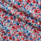 Freedom Petals Pattern 23 Fleece Fabric — fleece fabric folded close-up preview (mv-fleece-v1:lying)