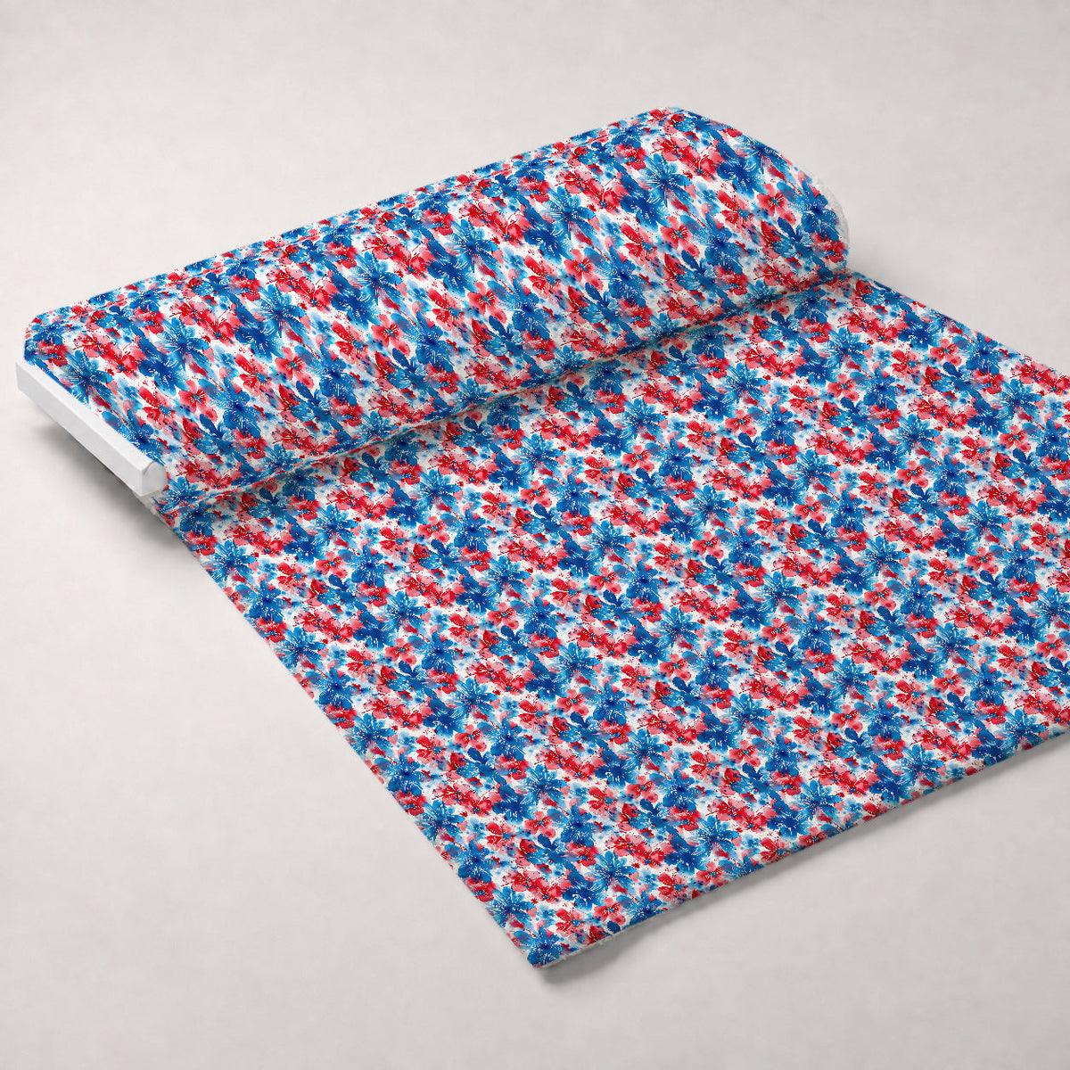Freedom Petals Pattern 4 Fleece Fabric — fleece fabric unrolled bolt preview (mv-fleece-v1:bolt)