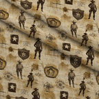 Frontier Outlaws Pattern 13 Fleece Fabric — fleece fabric folded close-up preview (mv-fleece-v1:lying)