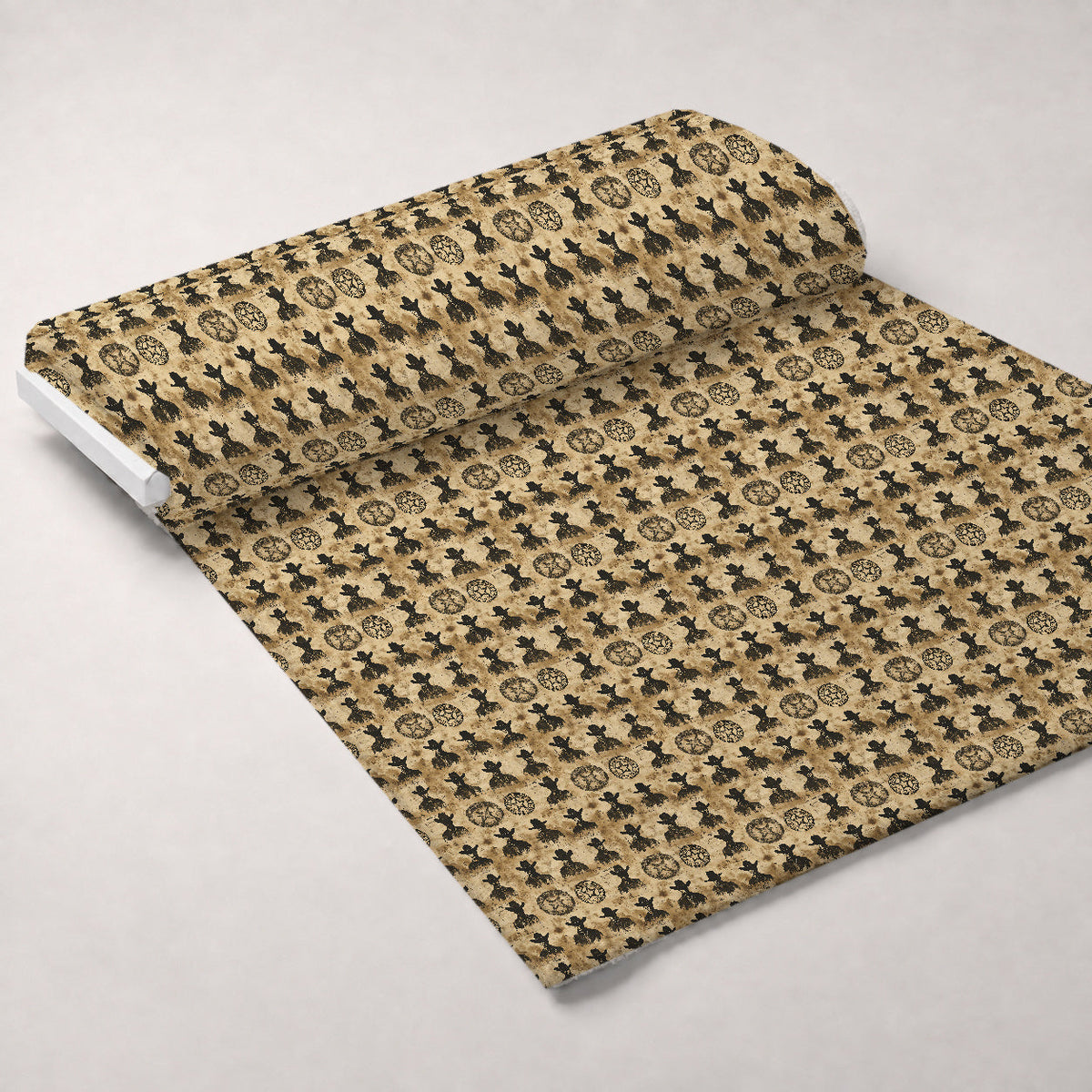 Frontier Outlaws Pattern 6 Fleece Fabric — fleece fabric unrolled bolt preview (mv-fleece-v1:bolt)