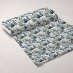 Frosted Pines Pattern 12 Fleece Fabric — fleece fabric unrolled bolt preview (mv-fleece-v1:bolt)