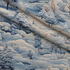 Frosted Pines Pattern 20 Fleece Fabric — fleece fabric folded close-up preview (mv-fleece-v1:lying)