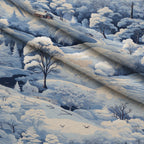 Frosted Pines Pattern 3 Fleece Fabric — fleece fabric folded close-up preview (mv-fleece-v1:lying)