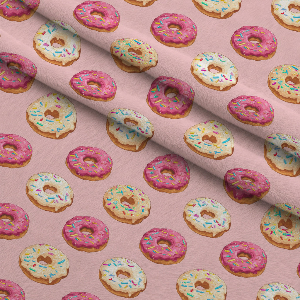 Frosted Rings Pattern 10 Fleece Fabric — fleece fabric folded close-up preview (mv-fleece-v1:lying)