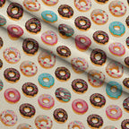 Frosted Rings Pattern 11 Fleece Fabric — fleece fabric folded close-up preview (mv-fleece-v1:lying)