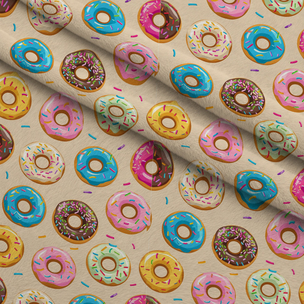 Frosted Rings Pattern 6 Fleece Fabric — fleece fabric folded close-up preview (mv-fleece-v1:lying)