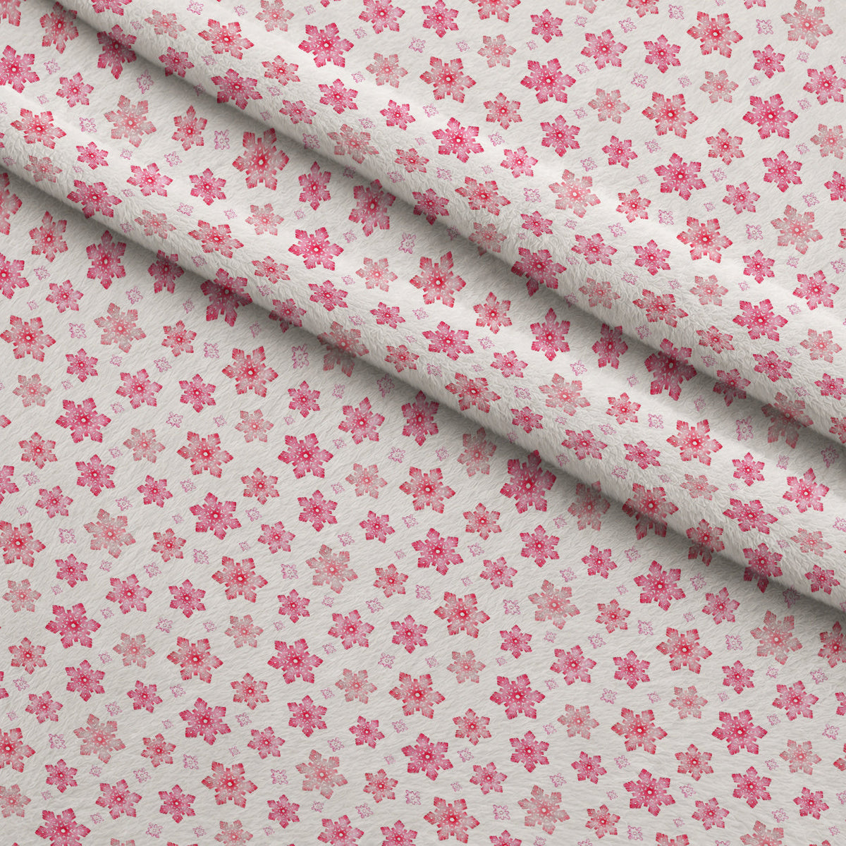 Frosty Lantern Glow Pattern 10 Fleece Fabric — fleece fabric folded close-up preview (mv-fleece-v1:lying)