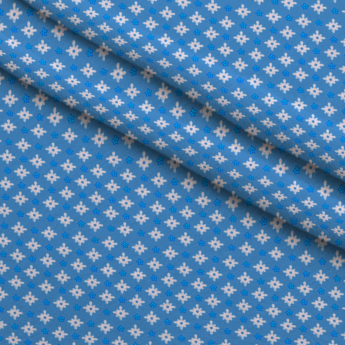 Frosty Lantern Glow Pattern 2 Fleece Fabric — fleece fabric folded close-up preview (mv-fleece-v1:lying)