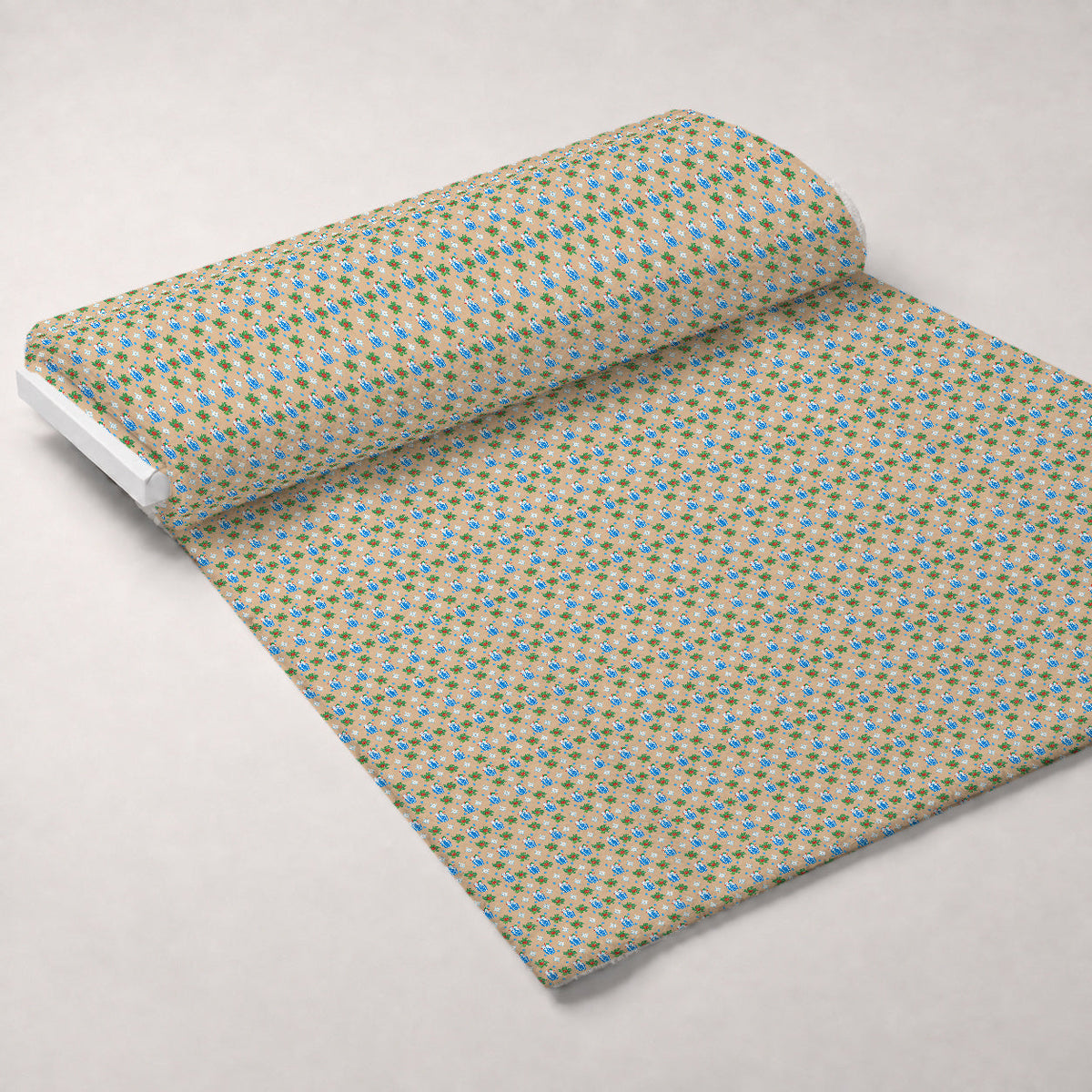 Frosty Lantern Glow Pattern 4 Fleece Fabric — fleece fabric unrolled bolt preview (mv-fleece-v1:bolt)