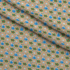 Frosty Lantern Glow Pattern 4 Fleece Fabric — fleece fabric folded close-up preview (mv-fleece-v1:lying)