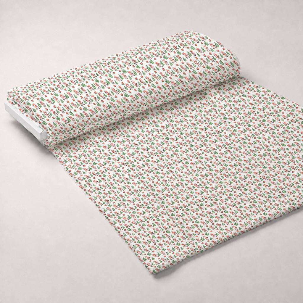 Frosty Lantern Glow Pattern 6 Fleece Fabric — fleece fabric unrolled bolt preview (mv-fleece-v1:bolt)